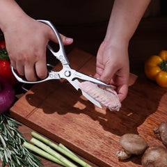 BoFuYuan gros plan lame dentée, maintien sûr des aliments pendant la coupe
