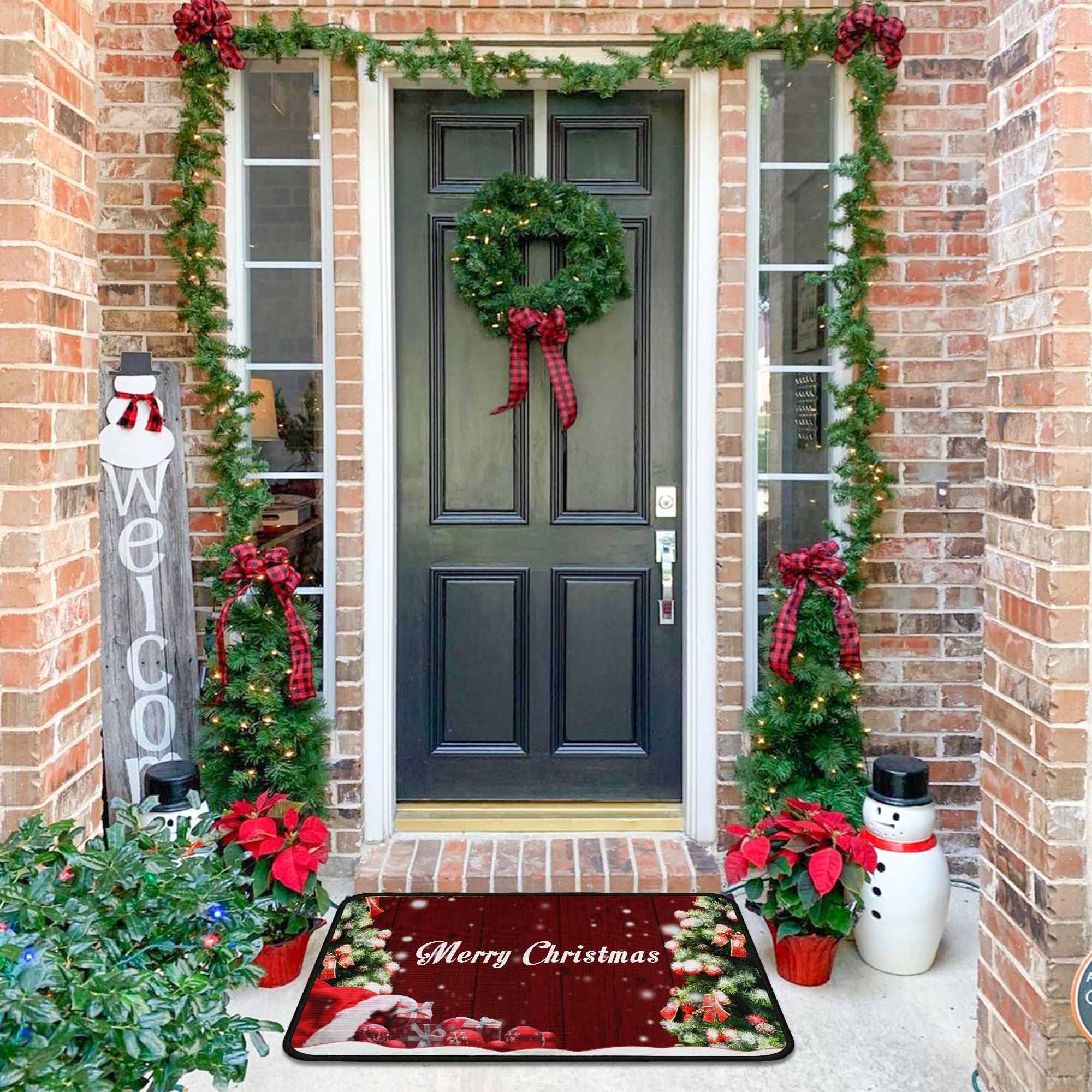 boilopp home tapis dans entrée décorée, crée atmosphère festive instantanée