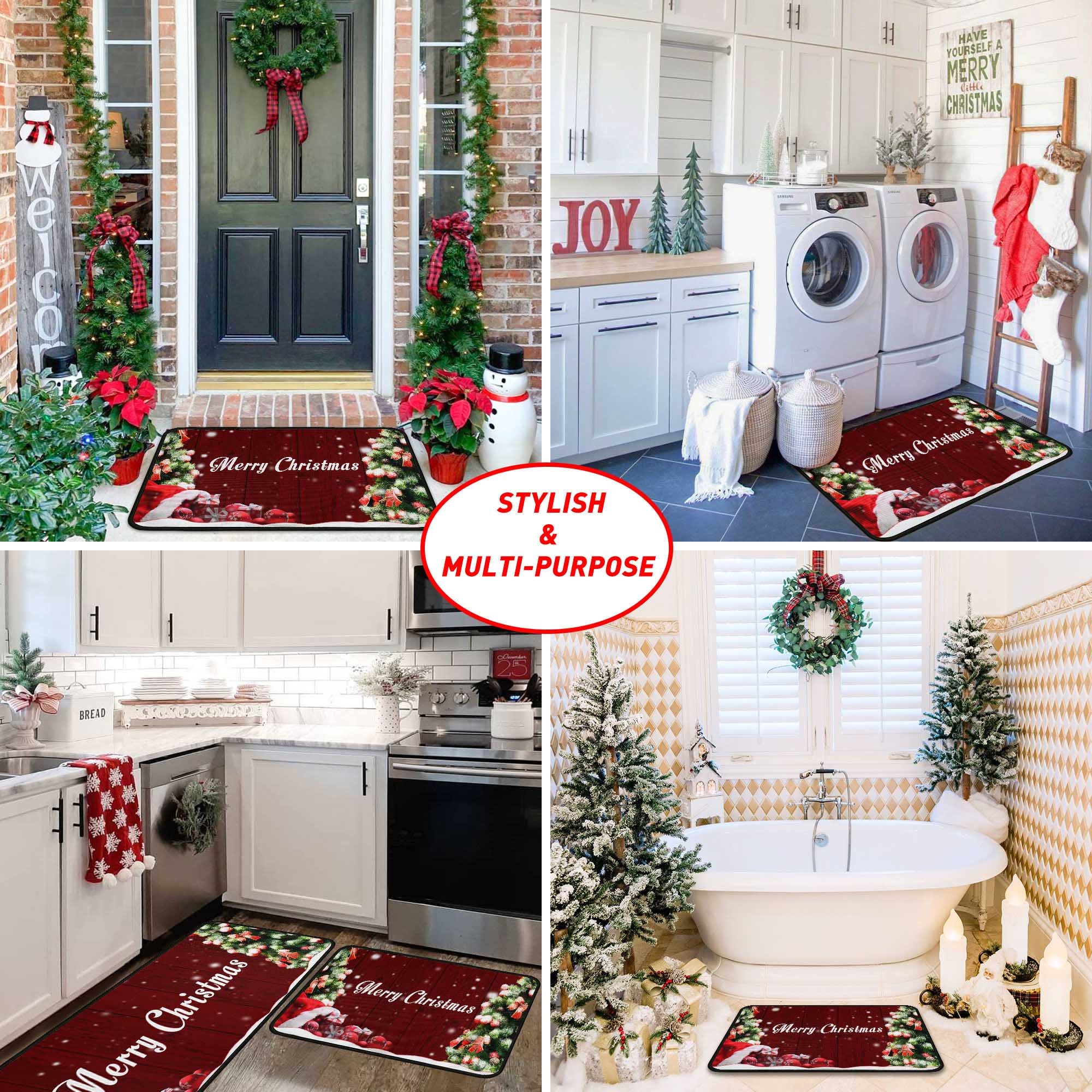 boilopp home tapis placé devant évier, protège sol et rend la cuisine accueillante