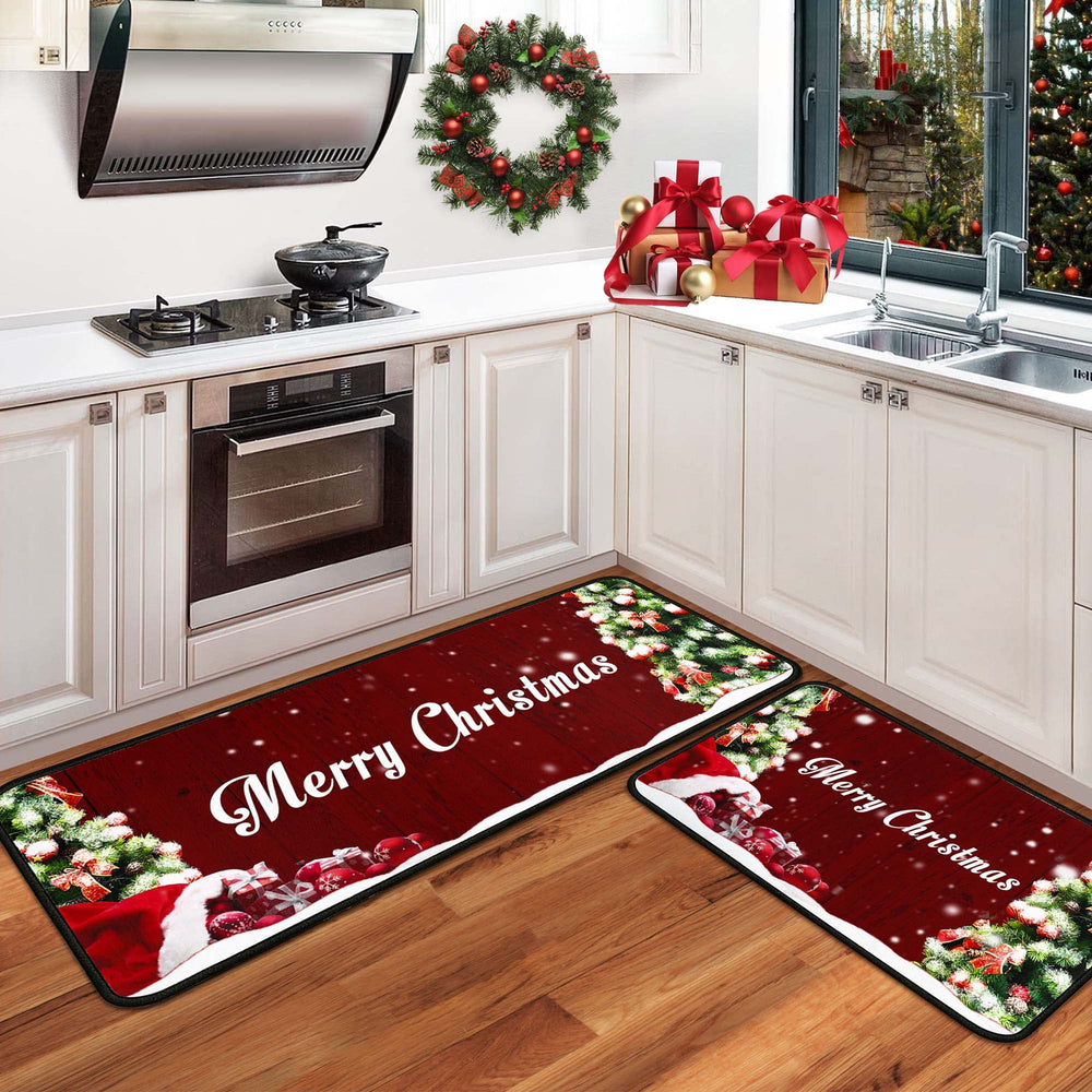 boilopp home tapis face avant motif Merry Christmas, ambiance festive et protectrice