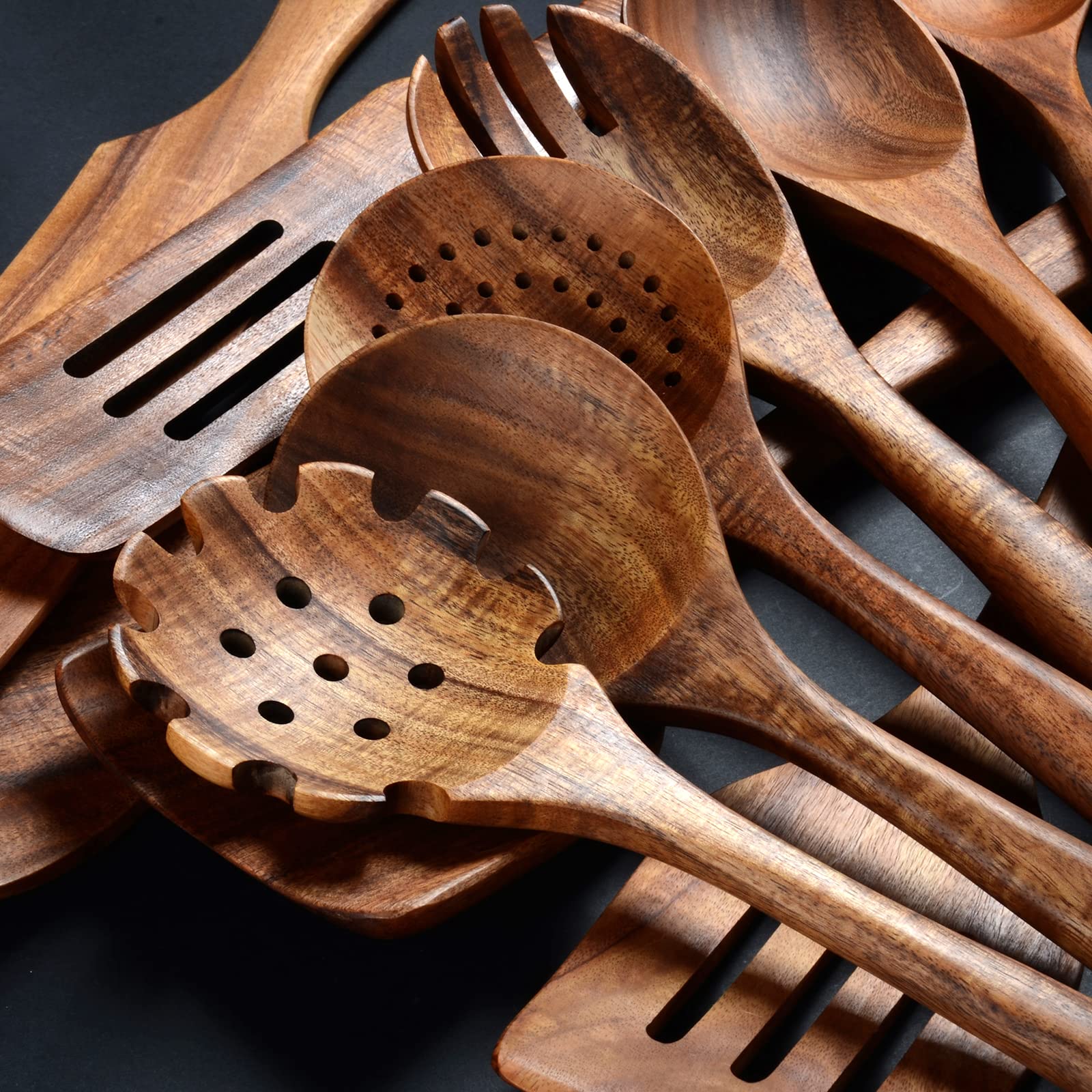 BOKALAKA spatule wok en cours d'utilisation, protection des revêtements antiadhésifs