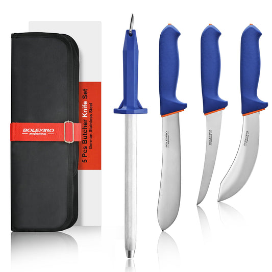 BOLEXINO pack couteaux face avant montrant l’ensemble et rangement pratique
