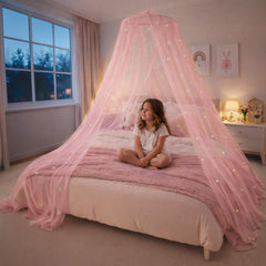 Bollepo voile de lit face avant montrant couleurs et design pour déco chambre