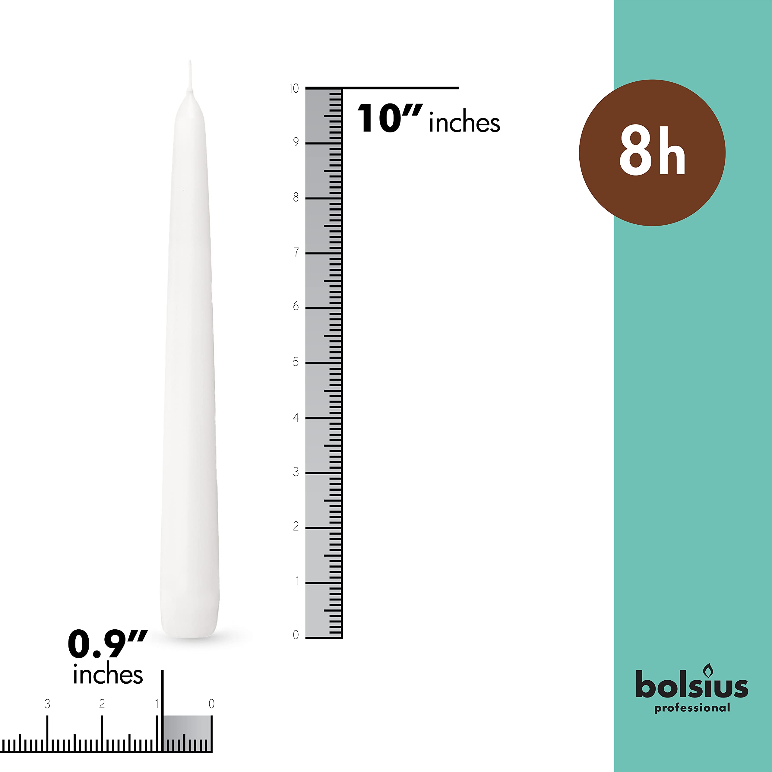 BOLSIUS gros plan mèche coton tressée, combustion plus stable