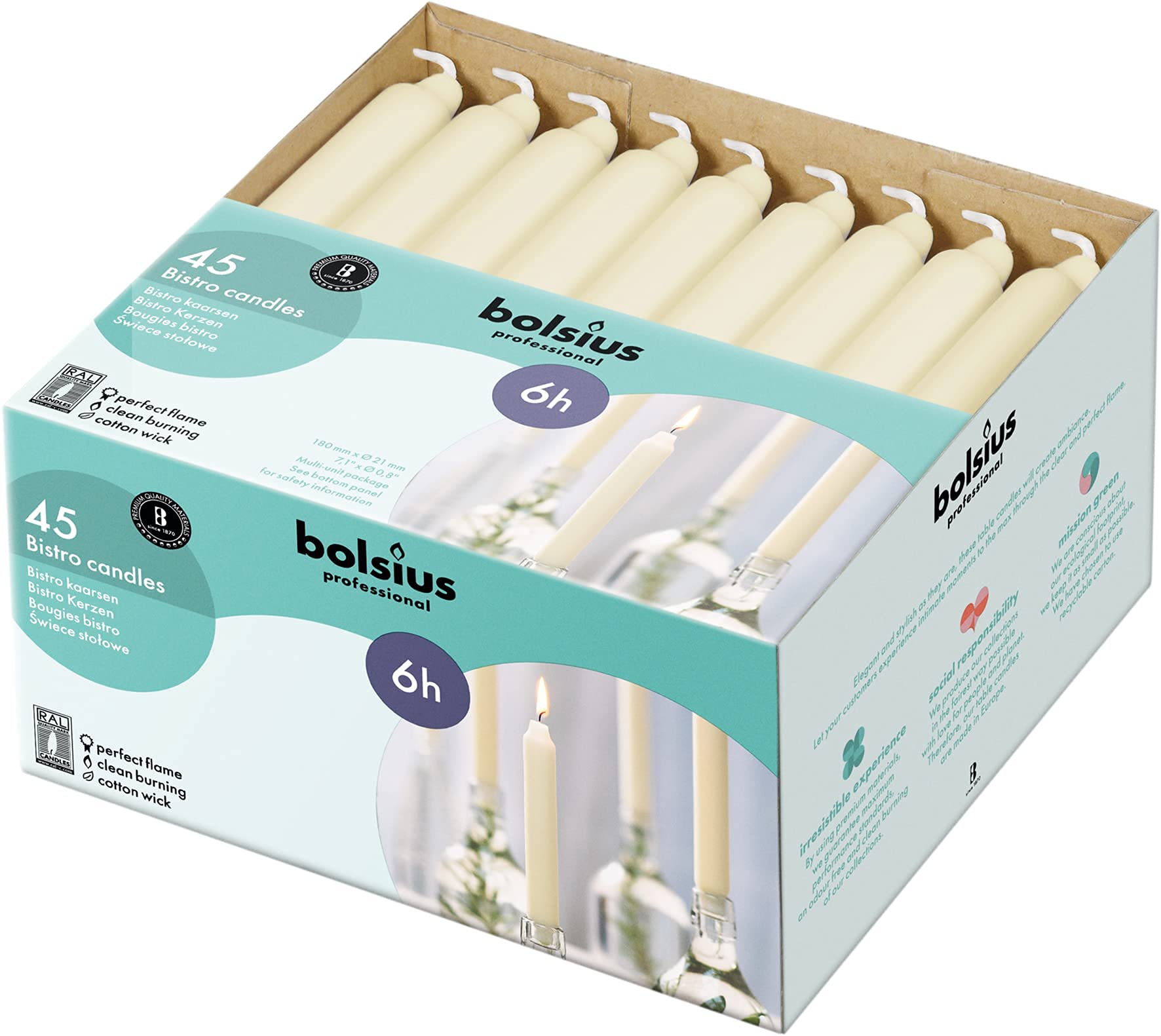 Scène de fête avec bougies BOLSIUS créant une atmosphère chaleureuse