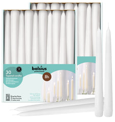 BOLSIUS emballage frontal lot de 60 bougies, solution économique et soignée