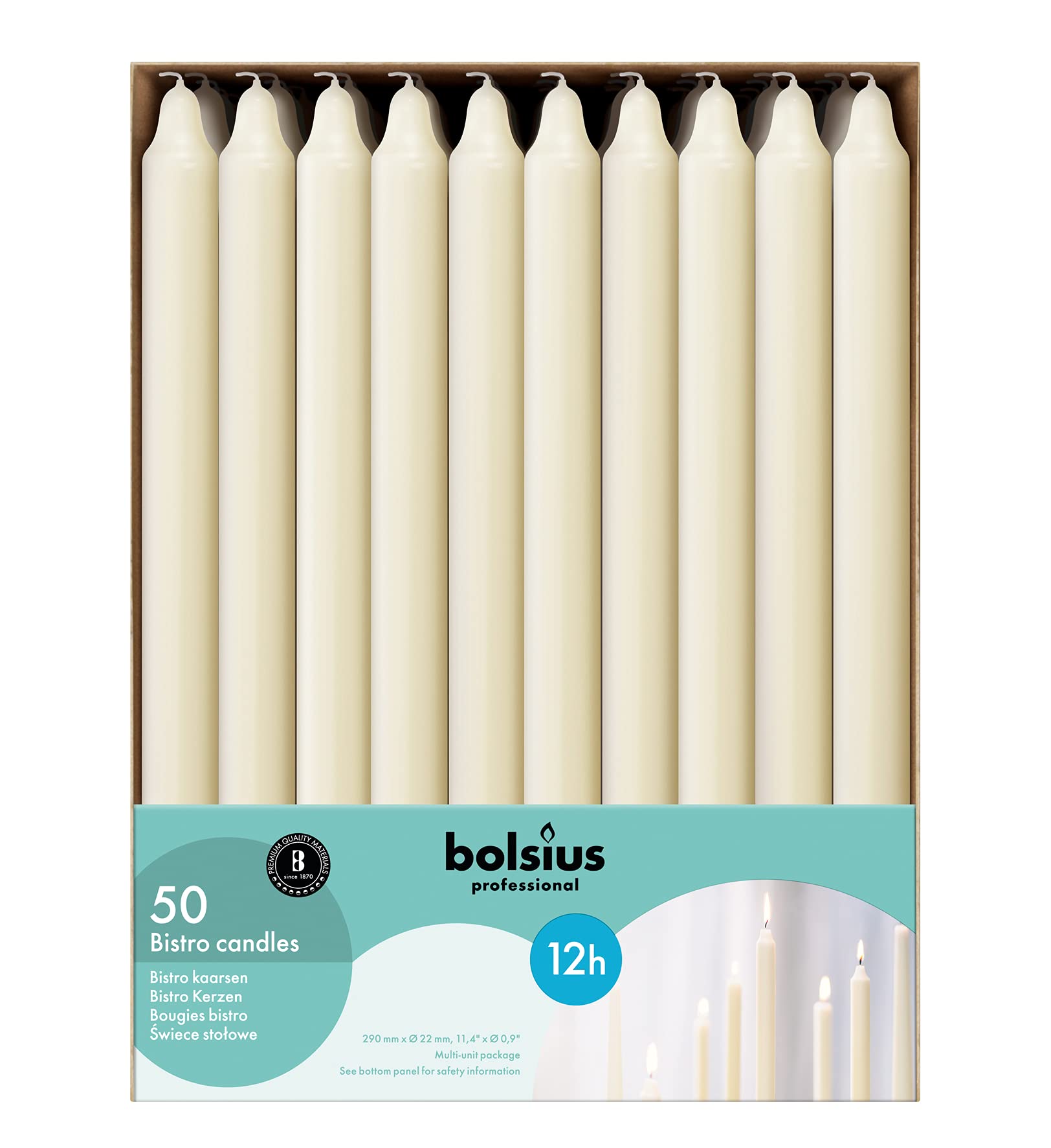 BOLSIUS disposition du pack de 50, solution pour grands événements