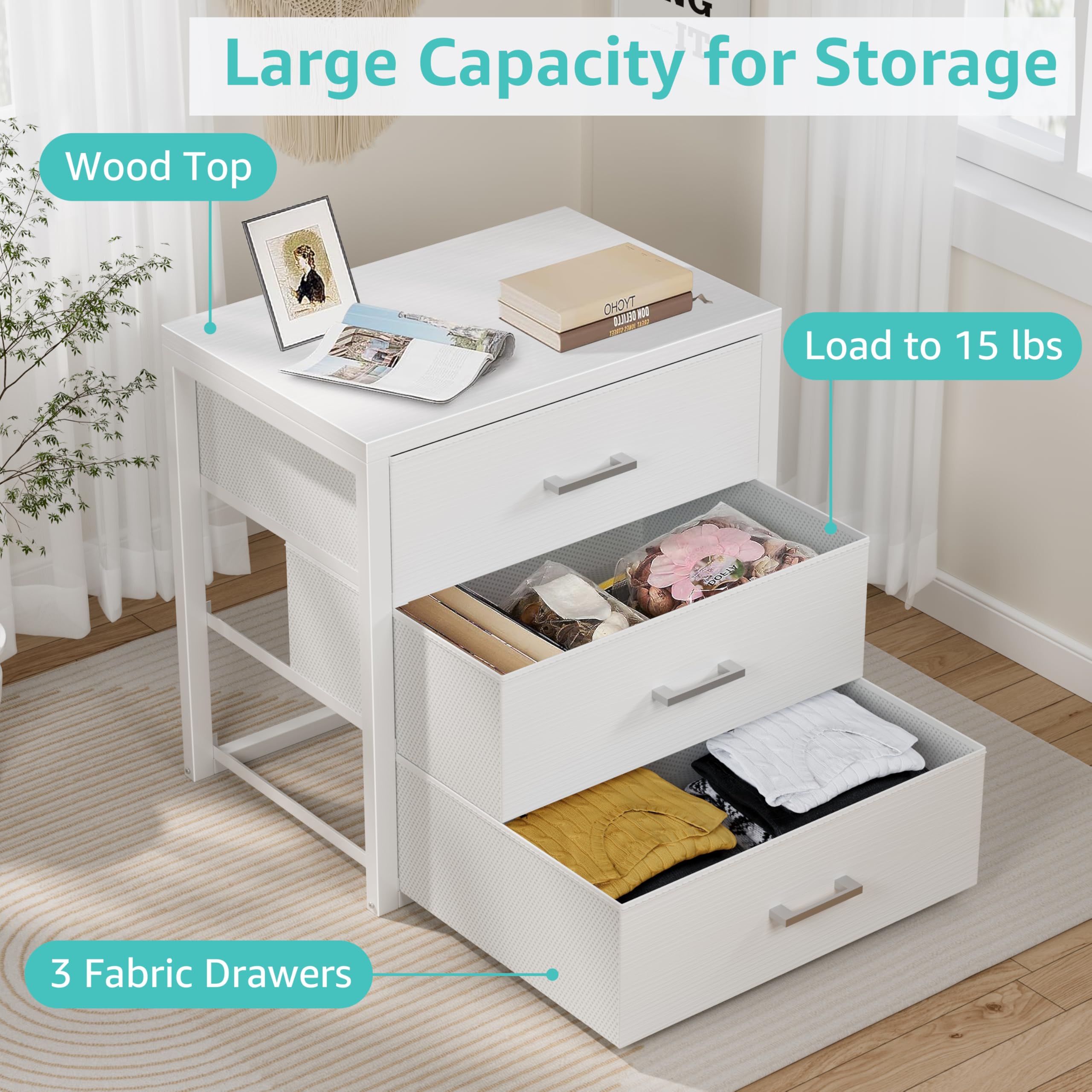 BOLUO commode intégrée dans une chambre, style moderne et fonctionnel