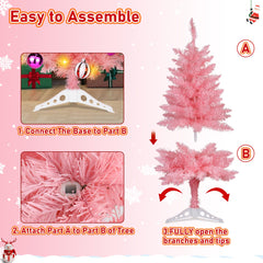 Bolvinaso sapin allumé, 50 LEDs blanc chaud pour ambiance cosy