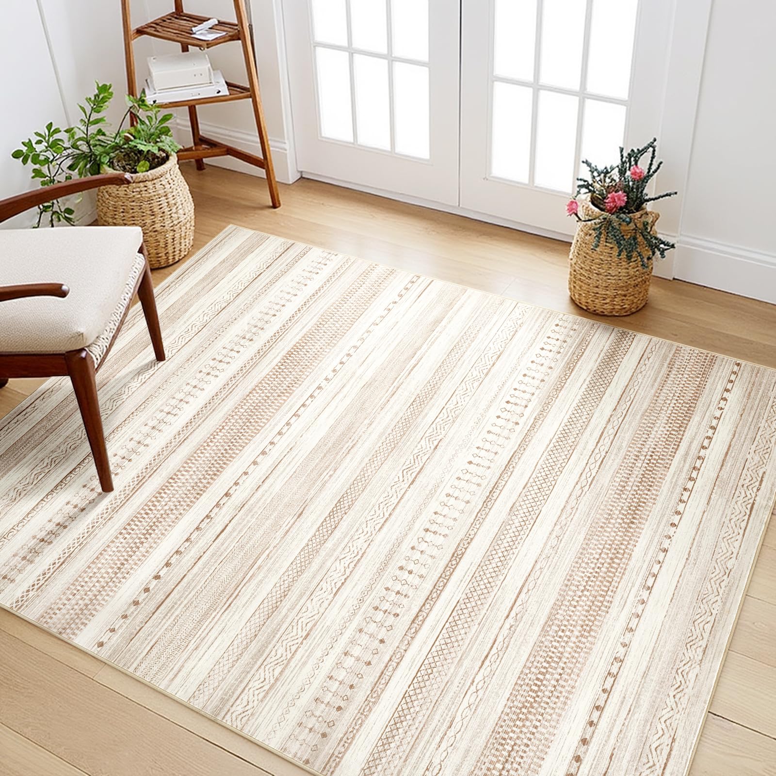 Boraya tapis en situation salon apporte chaleur et cohérence déco