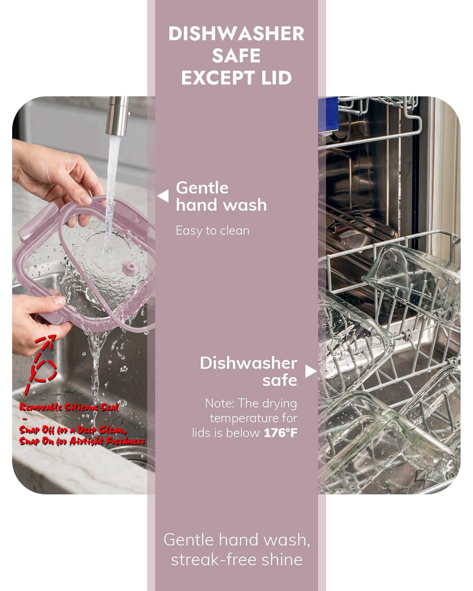 BOROHOUSE comparaison des formats 370ml et 1040ml pour portionner facilement