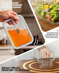 BOROHOUSE contenant utilisé au micro-ondes pour réchauffer repas sans plastique