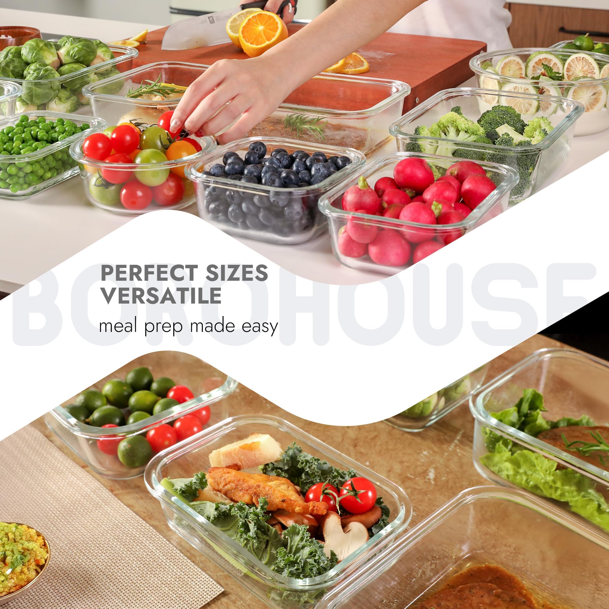 BOROHOUSE emballage cadeau soigné prêt à offrir pour pendaison de crémaillère