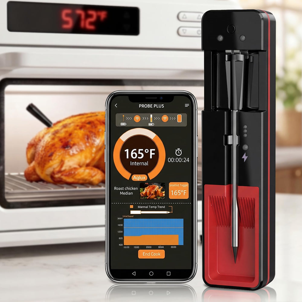 BOTDOYS thermomètre face avant montrant l’écran et la connexion Bluetooth pratique