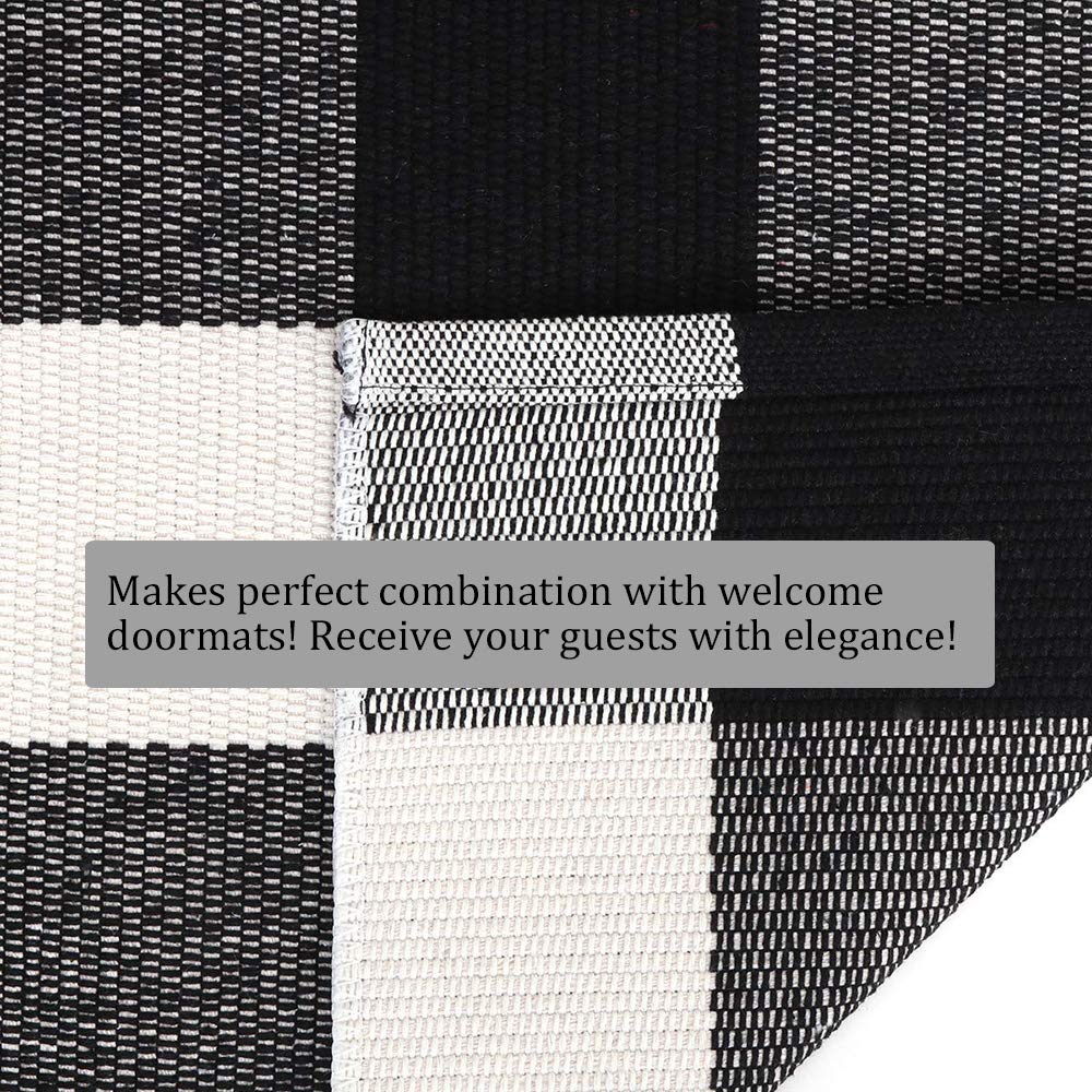 Bottalive comparaison taille tapis 3'x5' ajustement standard entrée