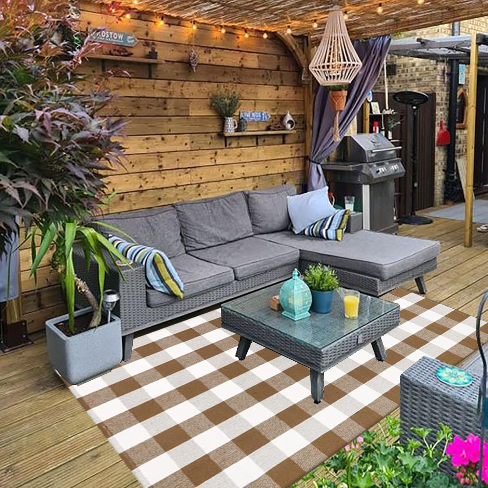 Bottalive tapis plié pour rangement, facile à stocker