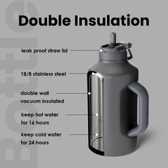 BOTTLE BOTTLE gros plan du bouchon double usage pour boire ou verser
