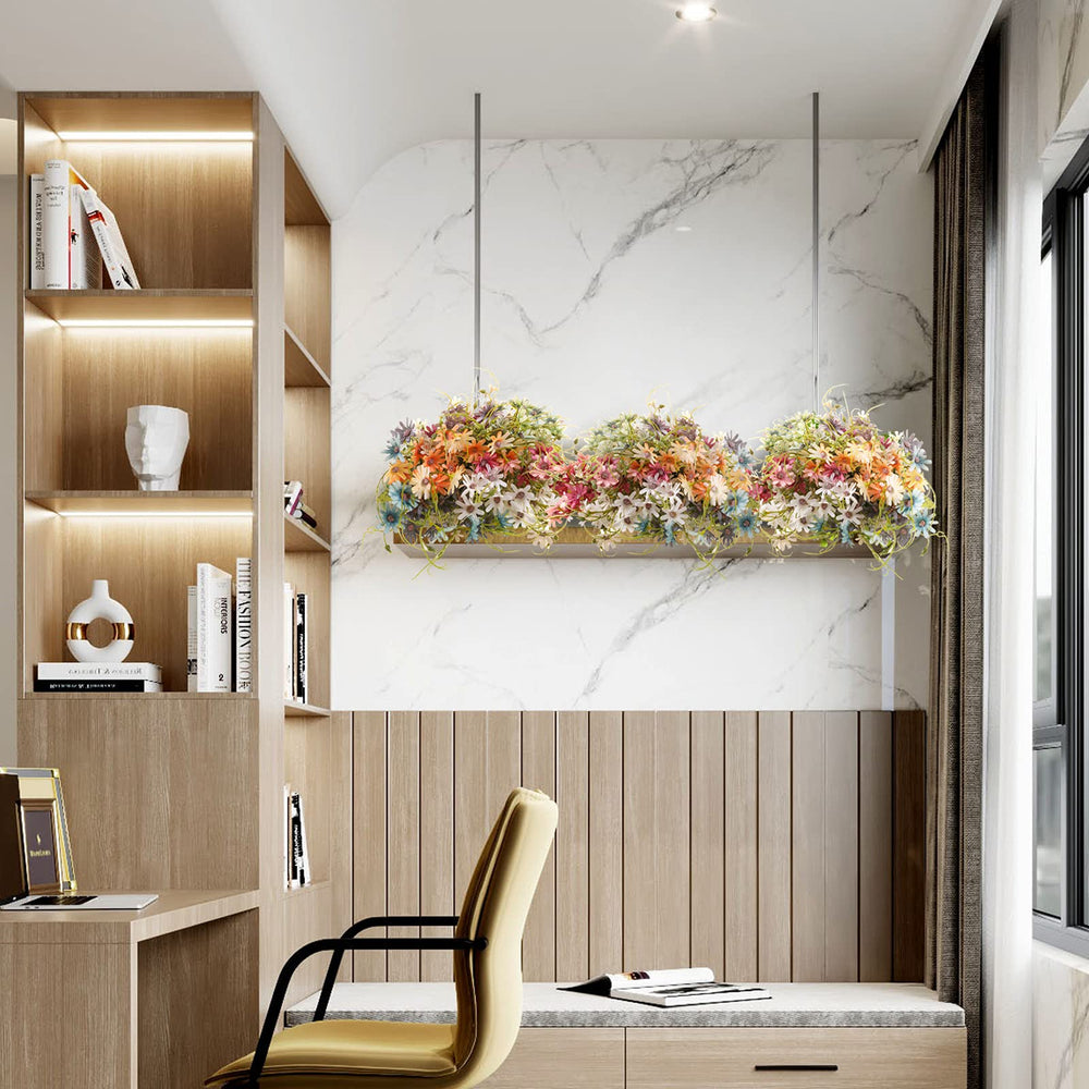 Bovvered fleurs dans vase moderne ajout instantané d'élégance sans entretien