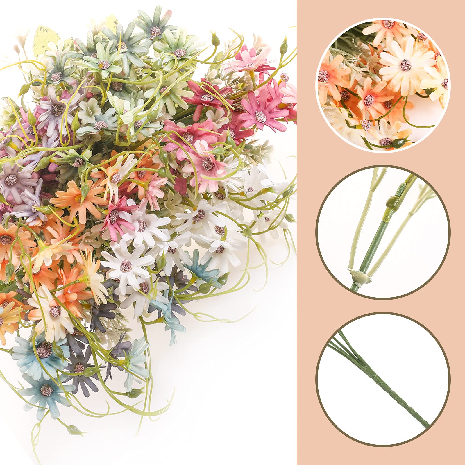 Bovvered marguerite gros plan pétales soie réalisme et texture douce