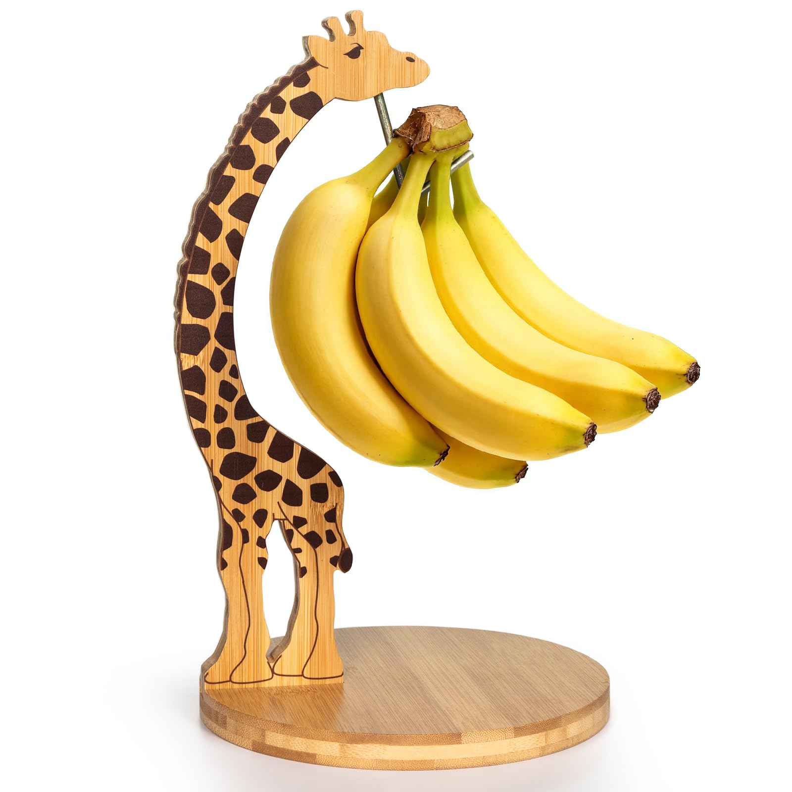 boxchess porte-banane face avant montrant le motif girafe et gain d'espace