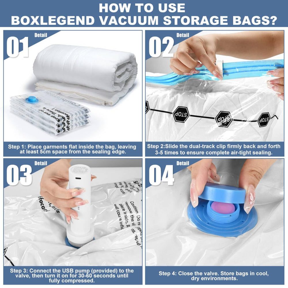 BoxLegend double zip fermé pour empêcher réinfiltration d'air et poussière