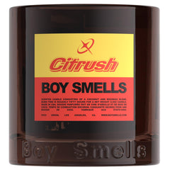 Boy Smells pot en verre Citrush montrant design moderne et finition élégante