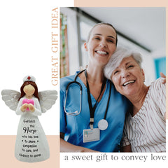 Bozspacer profil ange infirmière transmet sérénité décorative