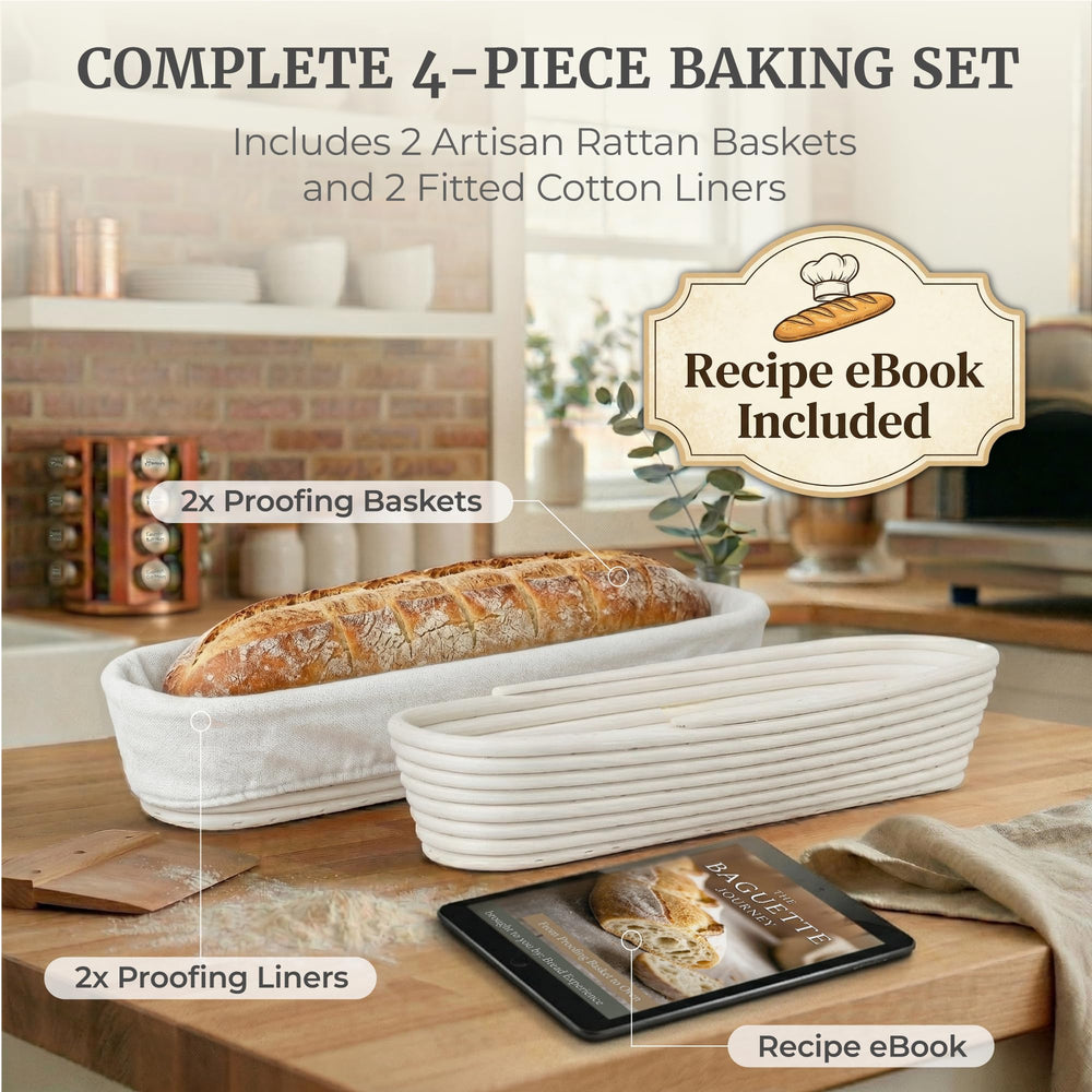 Bread Experience banneton en usage avec pâton façonné prêt à lever