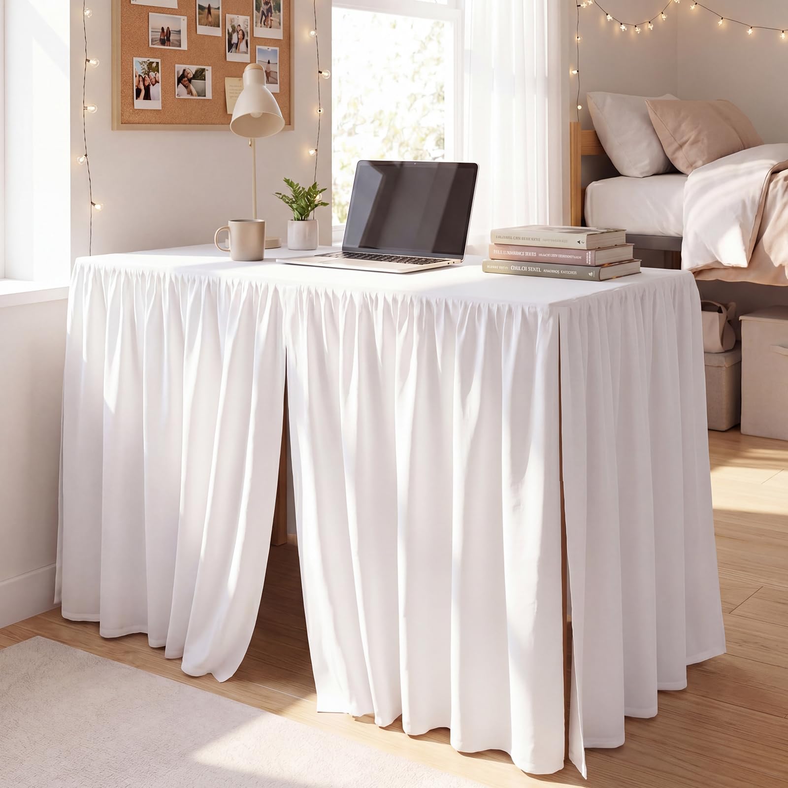 Breling vue frontale de la jupe de bureau blanche pour un rendu net