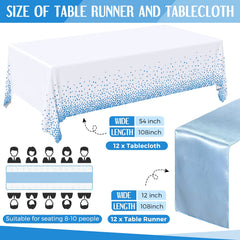 Breling gros plan sur motif à pois de la nappe, apporte élégance décorative