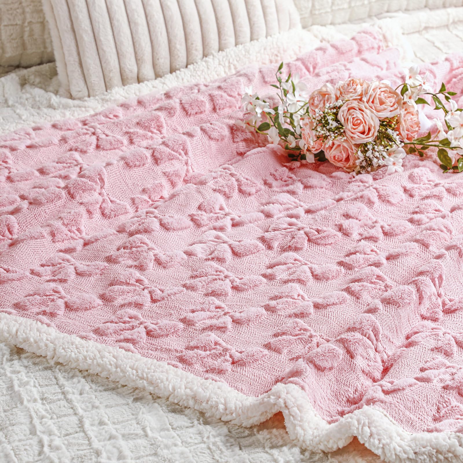Face sherpa blanche Breling offrant chaleur et confort