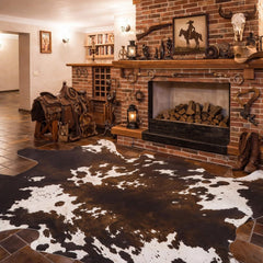 Breling tapis installé lors d'une fête cow-boy améliorant l'ambiance