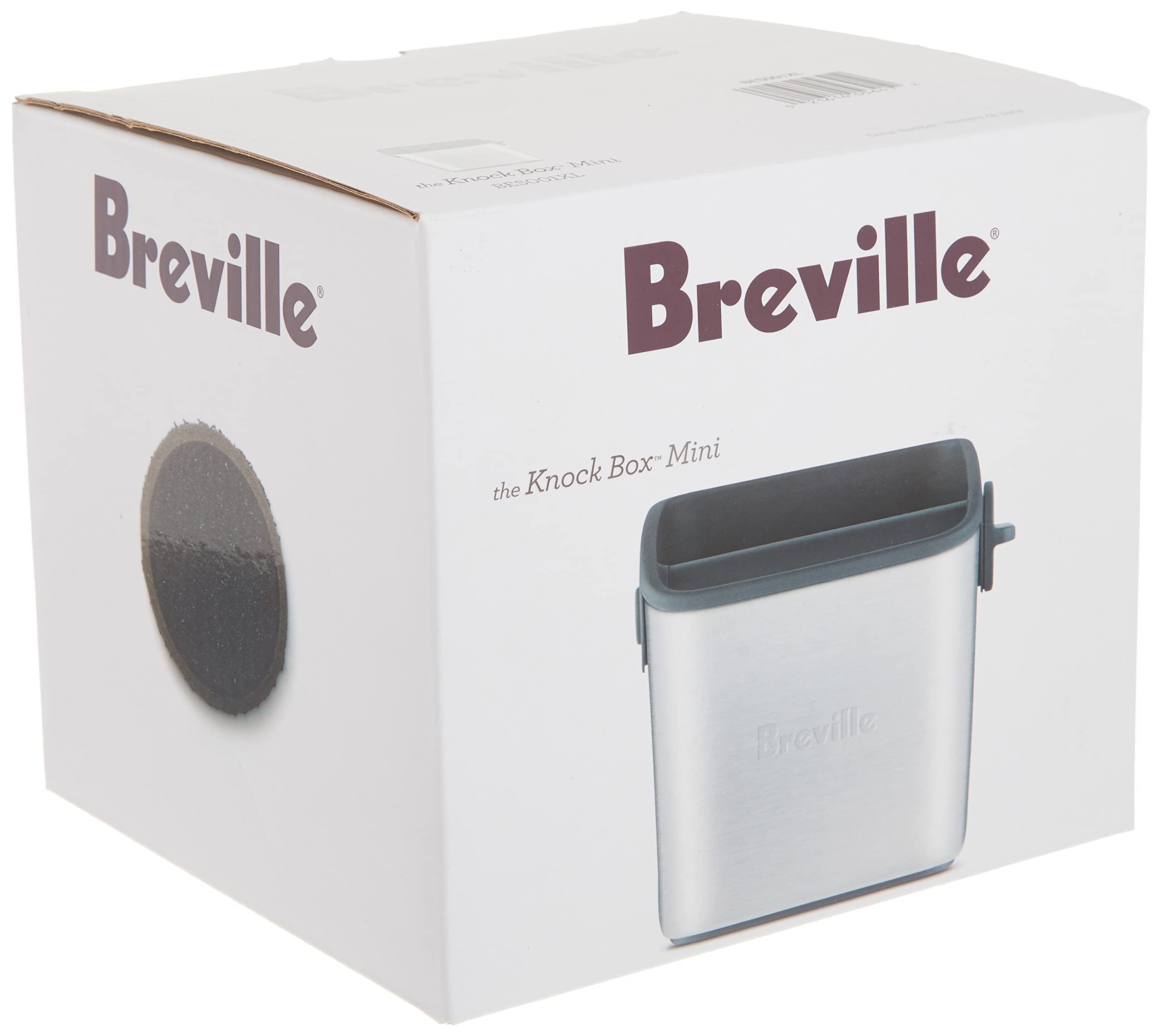 Breville Knock Box Mini en usage avec porte-filtre pour extraction rapide bénéfice efficacité