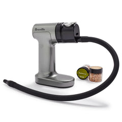 Breville pistolet à fumée vue avant, design compact et prise en main simple