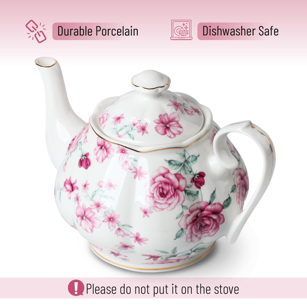 Brew To A Tea détail bordure or 10 carats préservant élégance et luxe