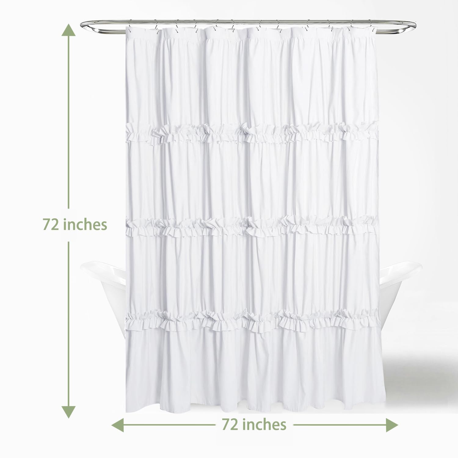 BRHF comparaison d'échelle montrant dimensions 72x72 in pratiques