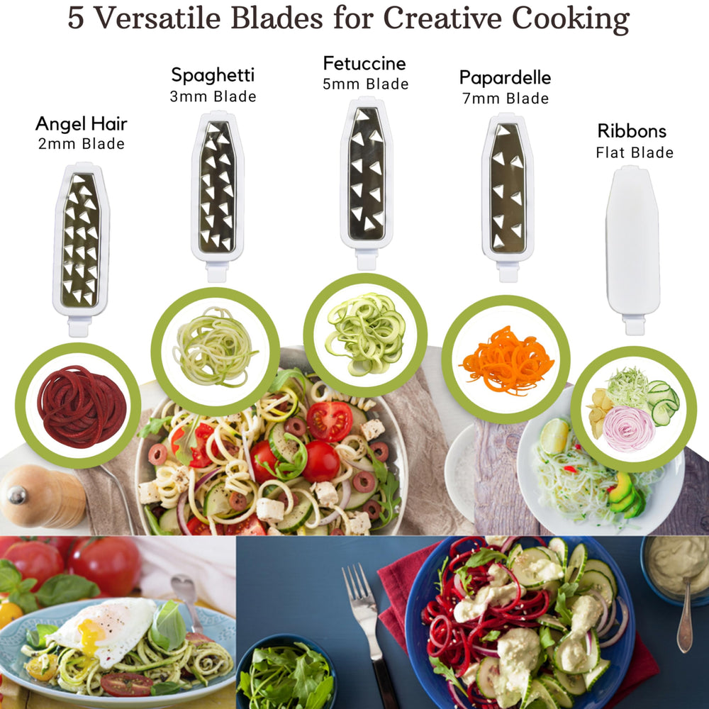 Brieftons QuickFold en usage avec courgette création de zoodles rapides