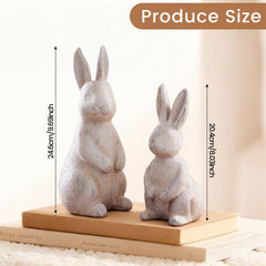 BrightRow duo de lapins sur table printanière, crée centre de table élégant