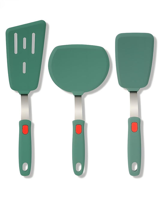 Brigii emballage avant montrant le set de trois spatules, pratique pour achat