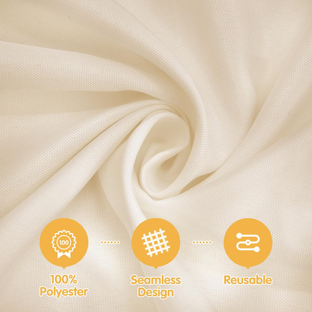 BRILLMAX gros plan du tissu 150 GSM souligne épaisseur et opacité