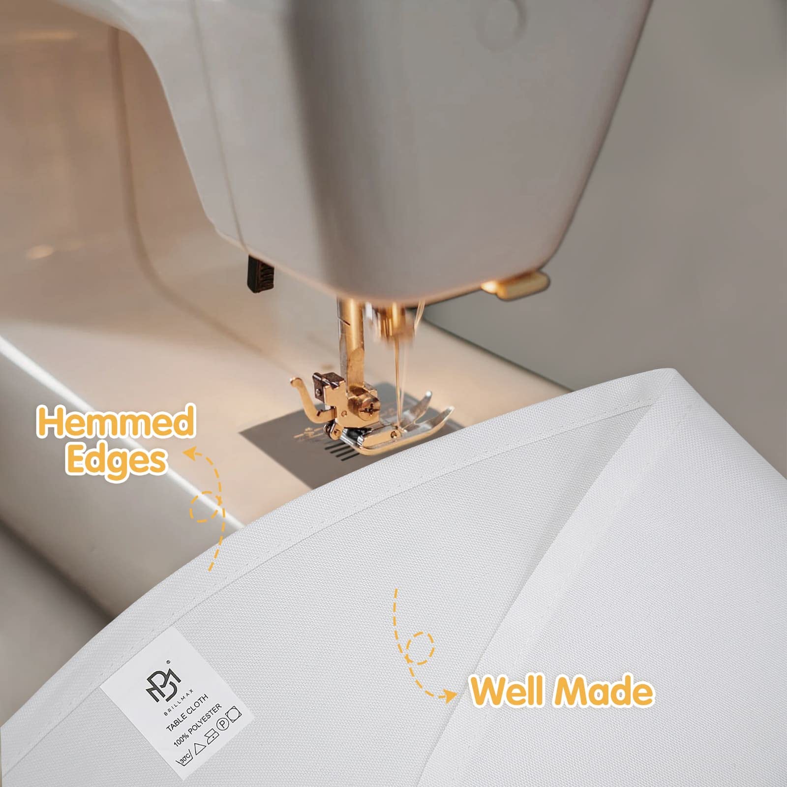 BRILLMAX nappe installée lors d'un mariage pour ambiance raffinée