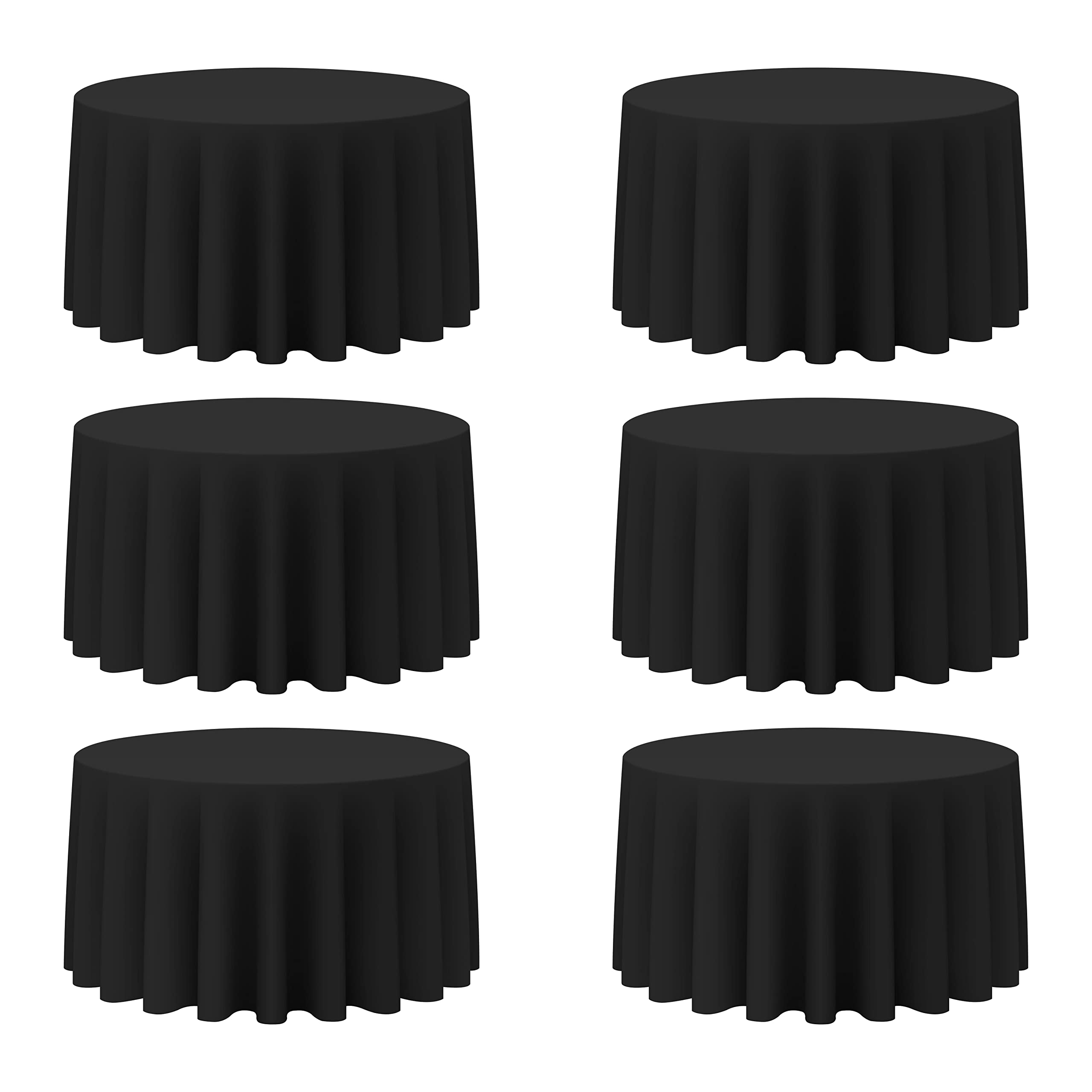 BRILLMAX nappe ronde face montrant tombé élégant et finition matte