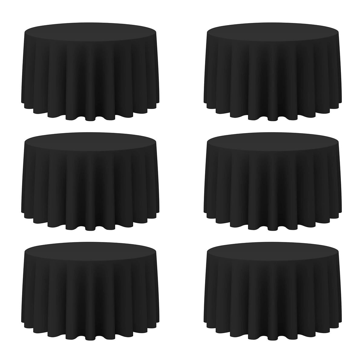 BRILLMAX nappe ronde face montrant tombé élégant et finition matte