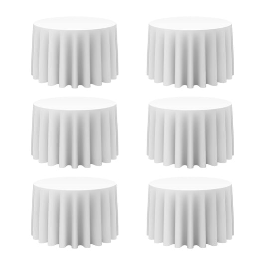 BRILLMAX nappe ronde face sur table motif élégant et tombé professionnel