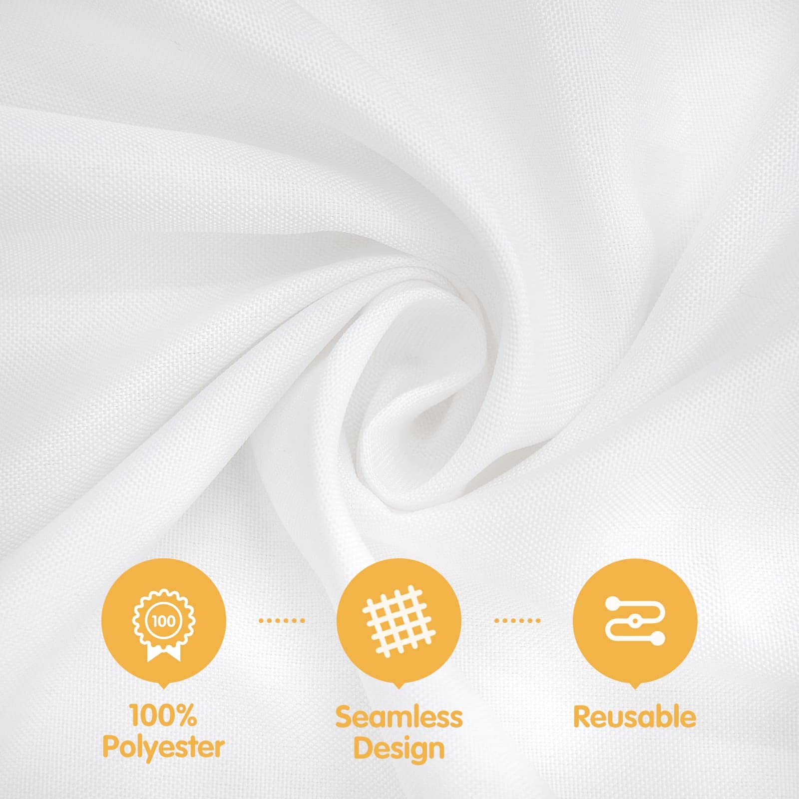 BRILLMAX gros plan tissu 150 GSM montrant densité et toucher supérieur