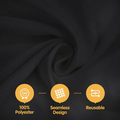 BRILLMAX gros plan sur texture polyester 150 GSM pour toucher plus dense
