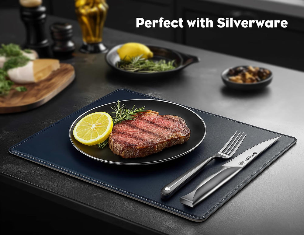 BRODARK couteaux présentés en ambiance repas pour style moderne et durabilité