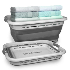 Brookstone panier face avant montrant capacité et design pratique