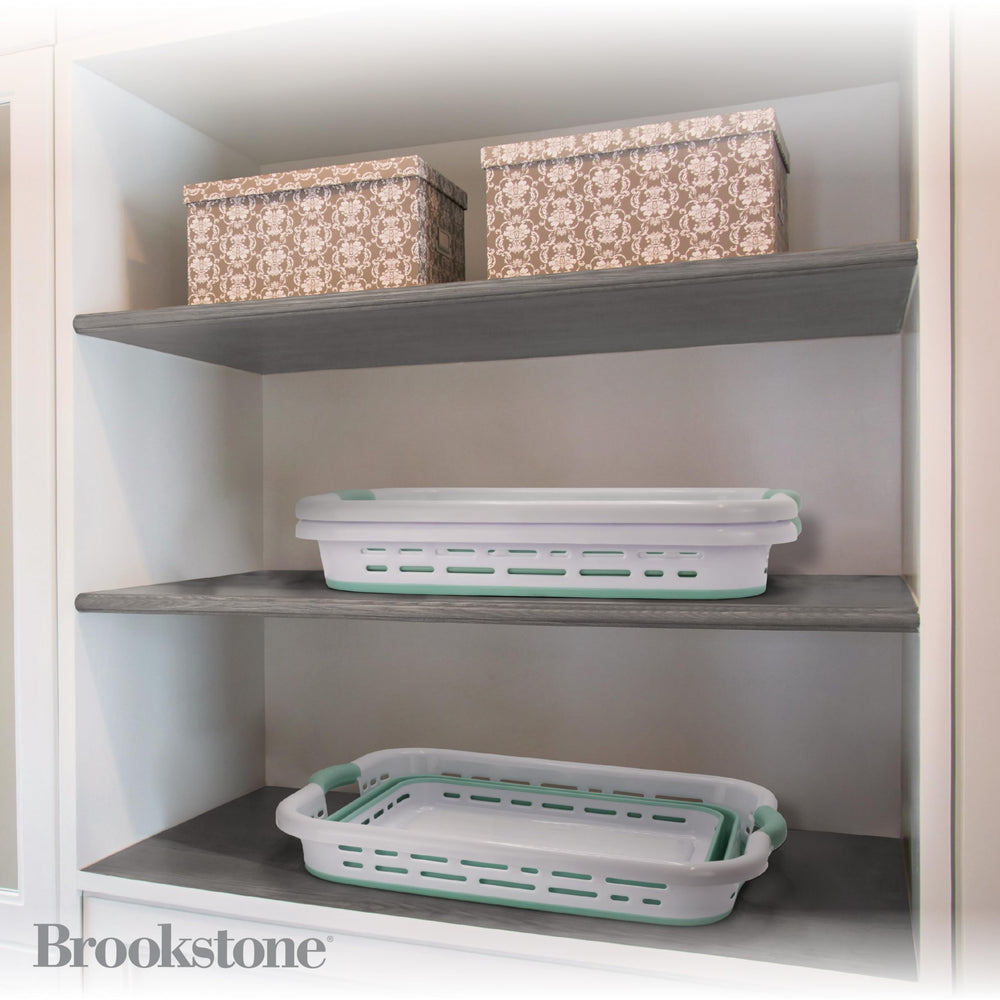 Brookstone panier plié à plat pour rangement compact et gain de place