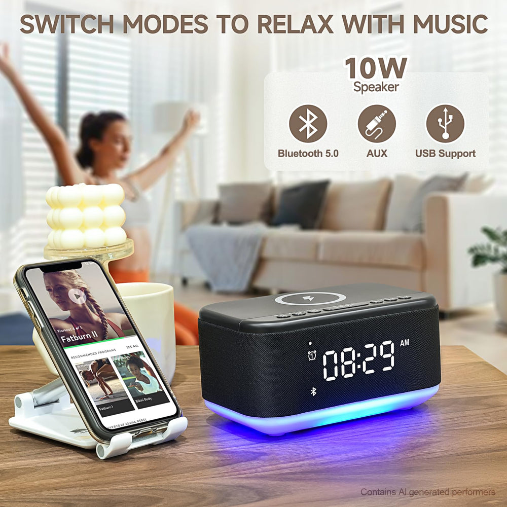 Broserengy Tech vue des ports AUX et USB offrant connexions filaires pratiques